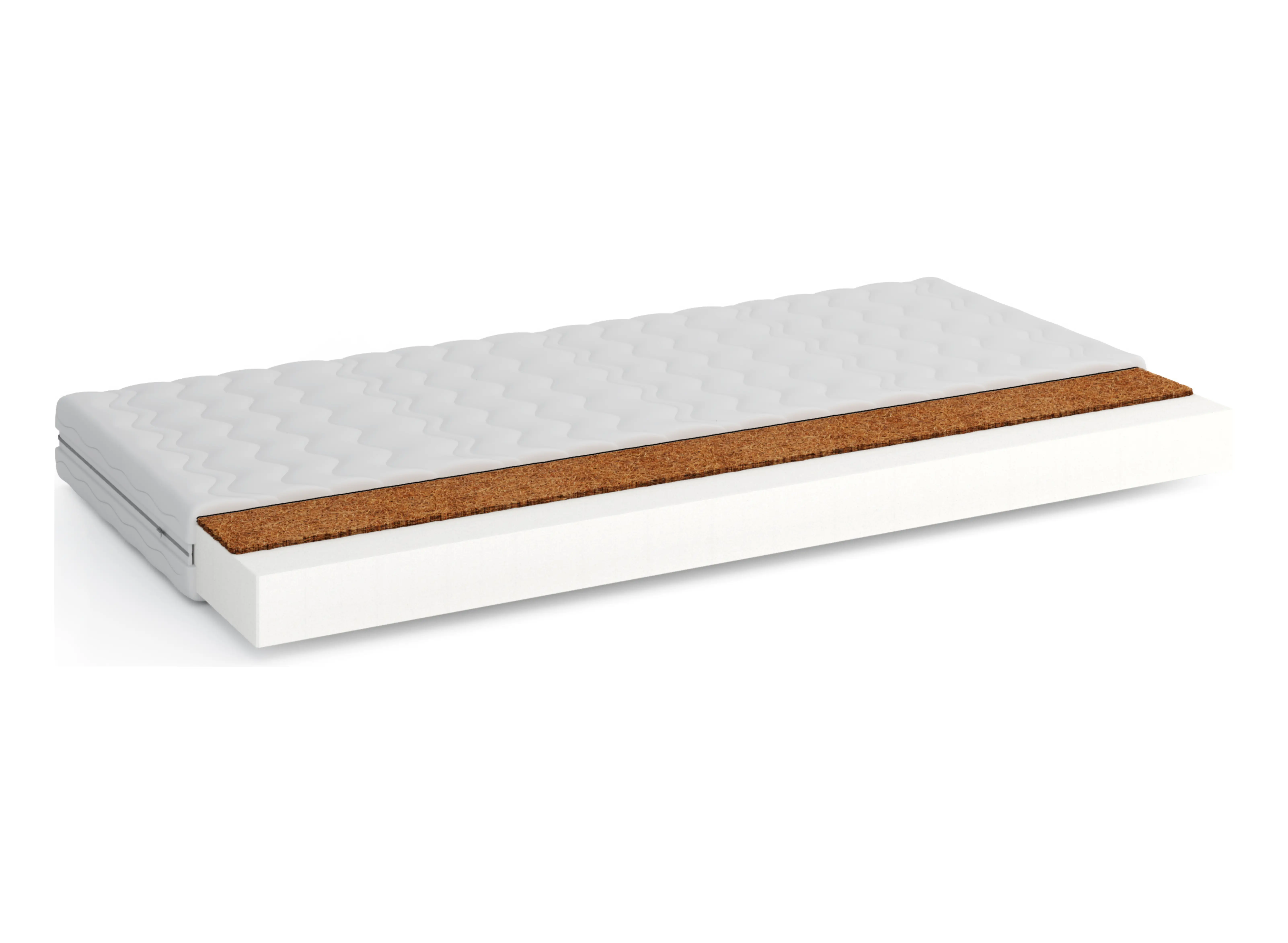 KOKOS 90x190 medium hård 11 cm kokosskum madras Lano Møbler